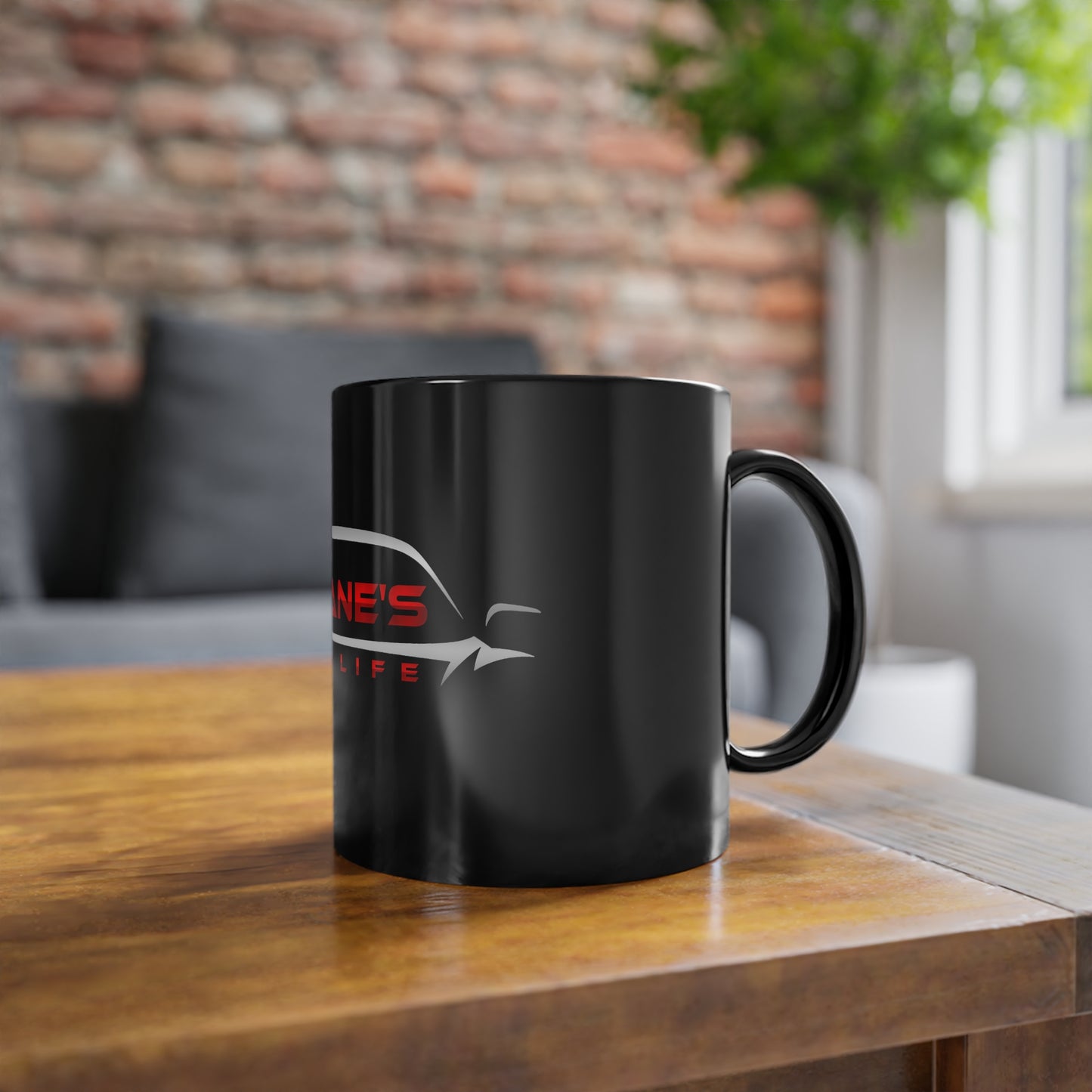 Mug - Black Coffee Cup with Shane's Car Life Logo